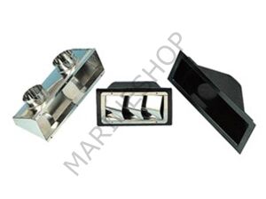 Havalandırmalar için kollektör kutu 76mm abs-sol