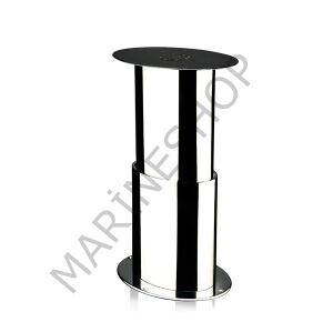 Barka Elektrikli Masa Ayağı Paslanmaz Çelik 12V. Tek Kademe. 700mm