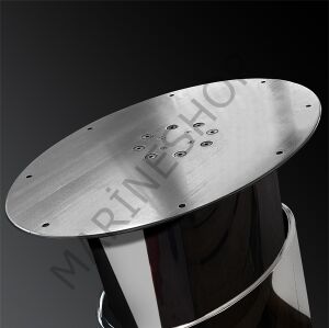 Barka Elektrikli Masa Ayağı Paslanmaz Çelik 12V. Tek Kademe. 700mm