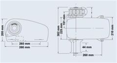 Maxwell HWC 1500  - 1200W 24V 6 mm Tamburlu Yatay Irgat