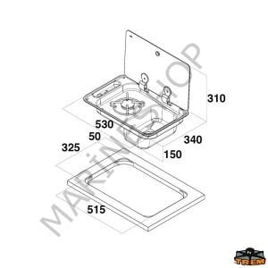CAN FL1324 KOMBİNASYONLU OCAK (SAĞ OCAK-SOL EVYE)