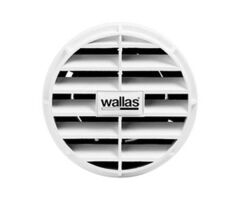 WALLAS 3411 KABİN ÇIKIŞ MENFEZİ Ø75MM, BEYAZ