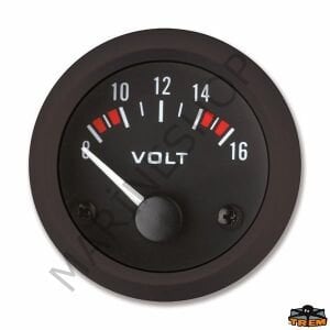 TREM ECO LINE VOLTMETRE.SİYAH.12V.Ø52MM