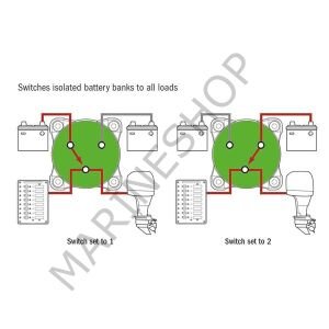 T-POWER AKÜ ŞALTERİ 350A - 3 POZİSYONLU