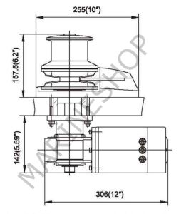 BADA C1524C TAMBURLU IRGAT, 24V - 1500W, 8MM