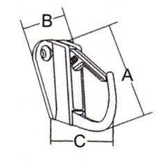 Paslanmaz Usturmaça Kancası Yaylı