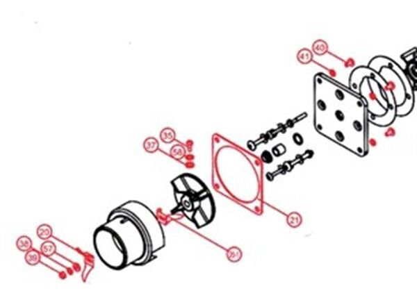 TMC Elektrikli tuvalet maseratörü için bıçak seti