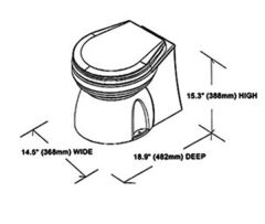 TMC Elektrikli Sessiz Tuvalet 12V