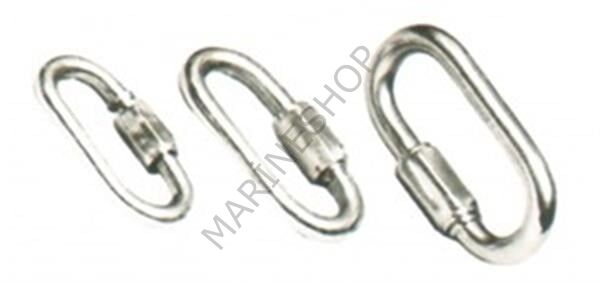 Oval Krom Karabina 10mm
