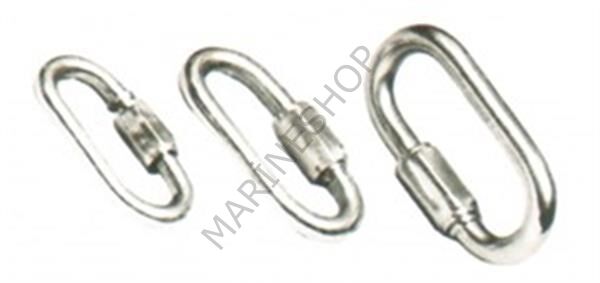 Oval Krom Karabina 12mm