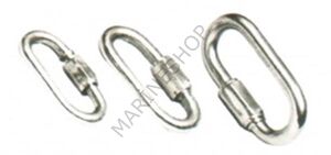 Oval Krom Karabina 12mm