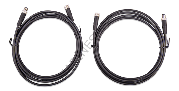 MALE TO FEMALE 3 POLE CABLE 3M (BAG OF 2) (M8)