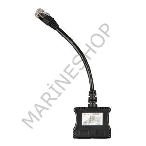 RJ45-splitter 1xRJ45 male/15cm cable/2xRJ45 female