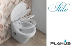 Stilo 12V Beyaz Taş Taharet Kitli Tuvalet