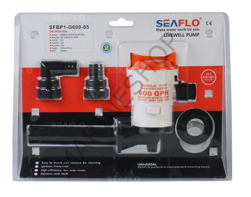 Sintine Liver Pompası Seaflo 600 Gph 90 Derece 12V