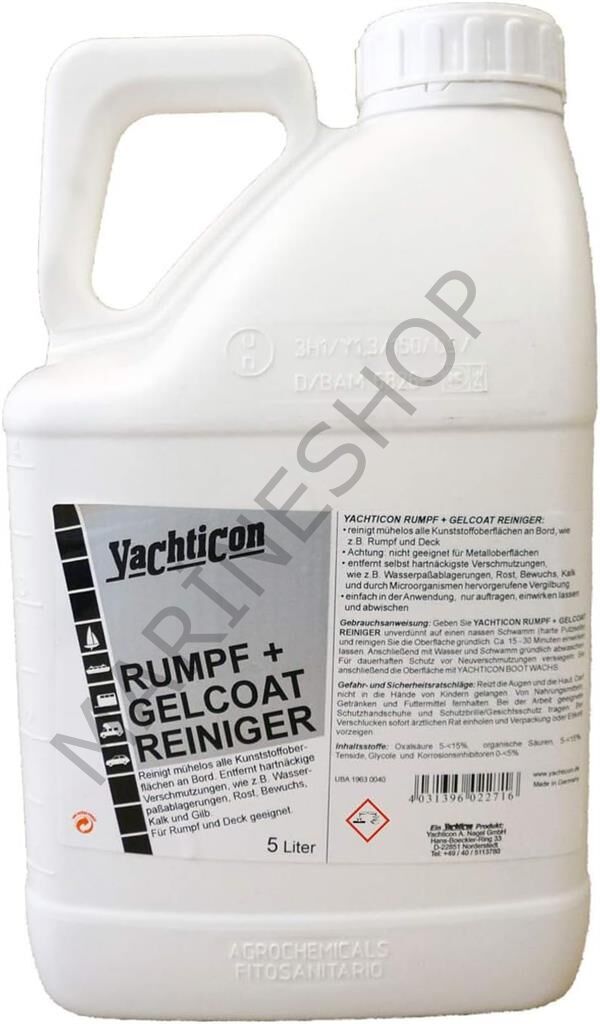 Yachticon Tekne ve Jelkot Temizleyici 5 Litre