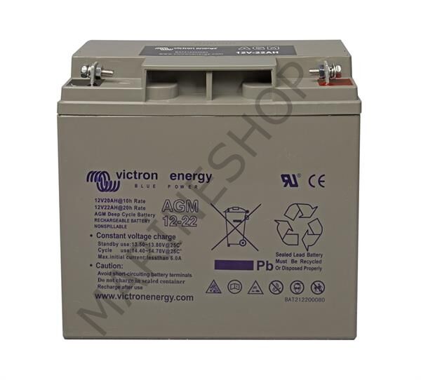 VICTRON ENERGY AGM (DEEP CYCLE) AKÜ 12V 22Ah