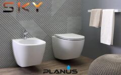 Sky 12V Beyaz Taş Tuvalet
