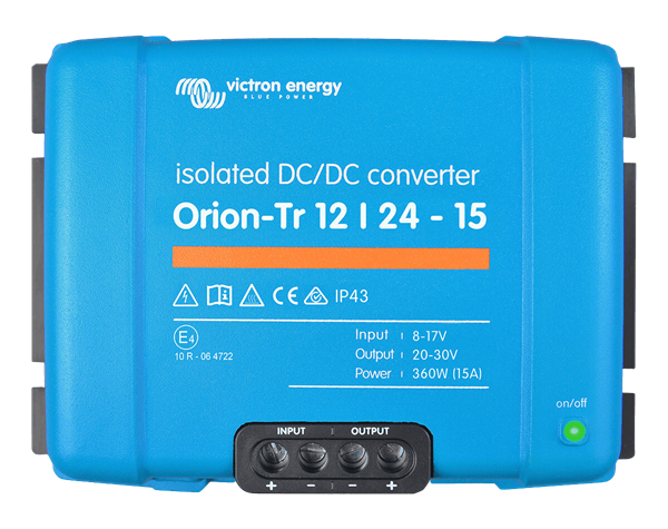 ORION-TR 12/24-15A (360W) İZOLELİ KONVERTÖR
