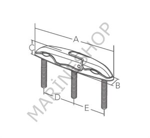 Paslanmaz Çelik Koç Boynuzu 152mm