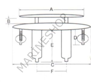 Paslanmaz Çelik Koç boynuzu 190 mm Gömme
