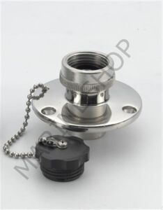 SU GİRİŞİ, AISI 316 PASLANMAZ ÇELİK 1/2'' - Ø70mm