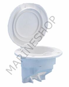 Trem duş yuvası, kapaklı