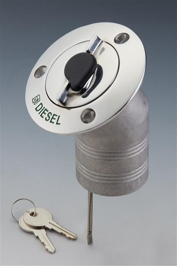 Dolum Ağzı Paslanmaz Çelik, 50mm, 30°açılı, mazot