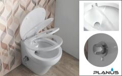 Stilo Plus 12V Beyaz Kısa Taş Taharet Kitli Tuvalet