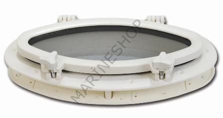 İÇTEN MONTAJ ABS ELİPS LUMBOZ BEYAZ 400x210mm