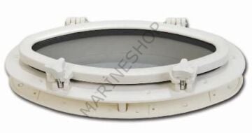 İÇTEN MONTAJ ABS ELİPS LUMBOZ BEYAZ 400x210mm