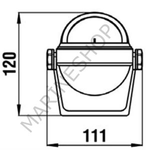 Riviera Bs2 Stella Braketli Pusula 65mm Gri