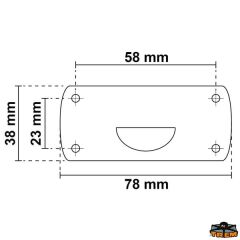 TREM KATLAN. DİR. SİLYON FENERİ, 360°,100CM-SİYAH