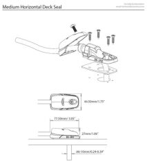 SCANSTRUT DS-H10 KABLO ÇIKIŞI, PLASTİK, 6-10MM
