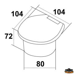 TREM MIXER YUVASI, PİRİNÇ ÜZERİ KROMAJ