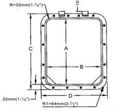 Düşük profilli hatch tek açılım 610x610