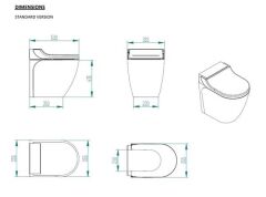 RELAX 24V GEBERİT TUVALET BEYAZ