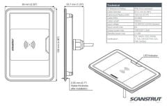 ROKK WIRELESS SURFACE 3 COIL 15W,12/24V KABL.ŞARJ