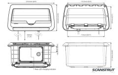 ROKK WIRELESS COVE LED- 3 COIL 15W KABLOSUZ ŞARJ