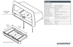 ROKK WIRELESS COVE LED- 3 COIL 15W KABLOSUZ ŞARJ