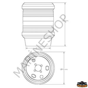 Trem İskele/Sancak seyir feneri