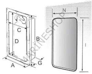 YANGIN SÖNDÜRÜCÜ YUVASI 2KG İÇİN ŞEFFAF KAPAKLI