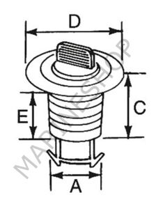 MİÇOZ, O-RİNGLİ. BEYAZ PLASTİK OVAL 54X33MM