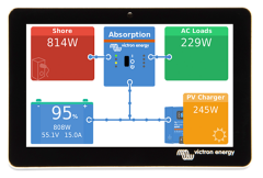 Victron energy GX Touch 50 Sistem İzleme Ekranı