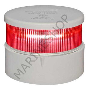 Aqua Signal Yeni 34 Serisi 360 Kırmızı LED Seyir feneri 12/24V Beyaz