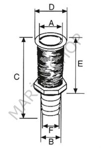 TAHLİYE BORUSU BEYAZ PLASTİK Ø22.7 X 100MM