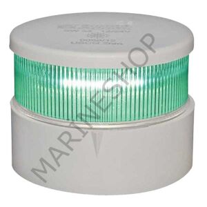 Aqua Signal 34 Serisi 360 Yeşil LED Seyir Feneri 12/24V Beyaz