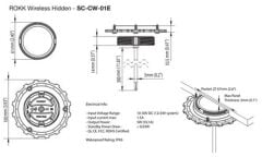 Rokk Wireless SC-CW-01E  Hidden Şarj Ünitesi