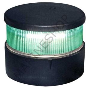 Aqua Signal 34 Serisi 360 Yeşil LED seyir feneri 12/24V Siyah
