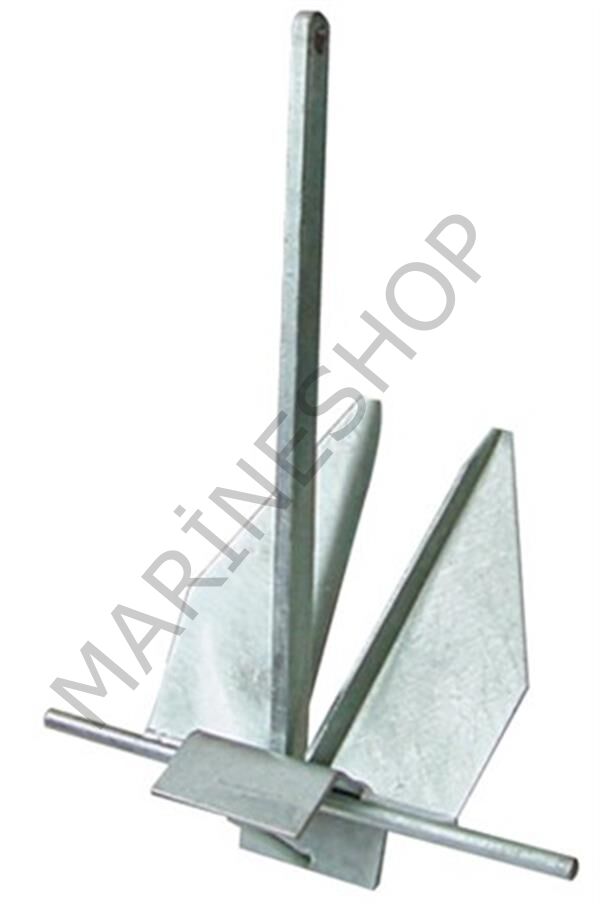 Danforth tip çıpa, galvaniz 10Kg
